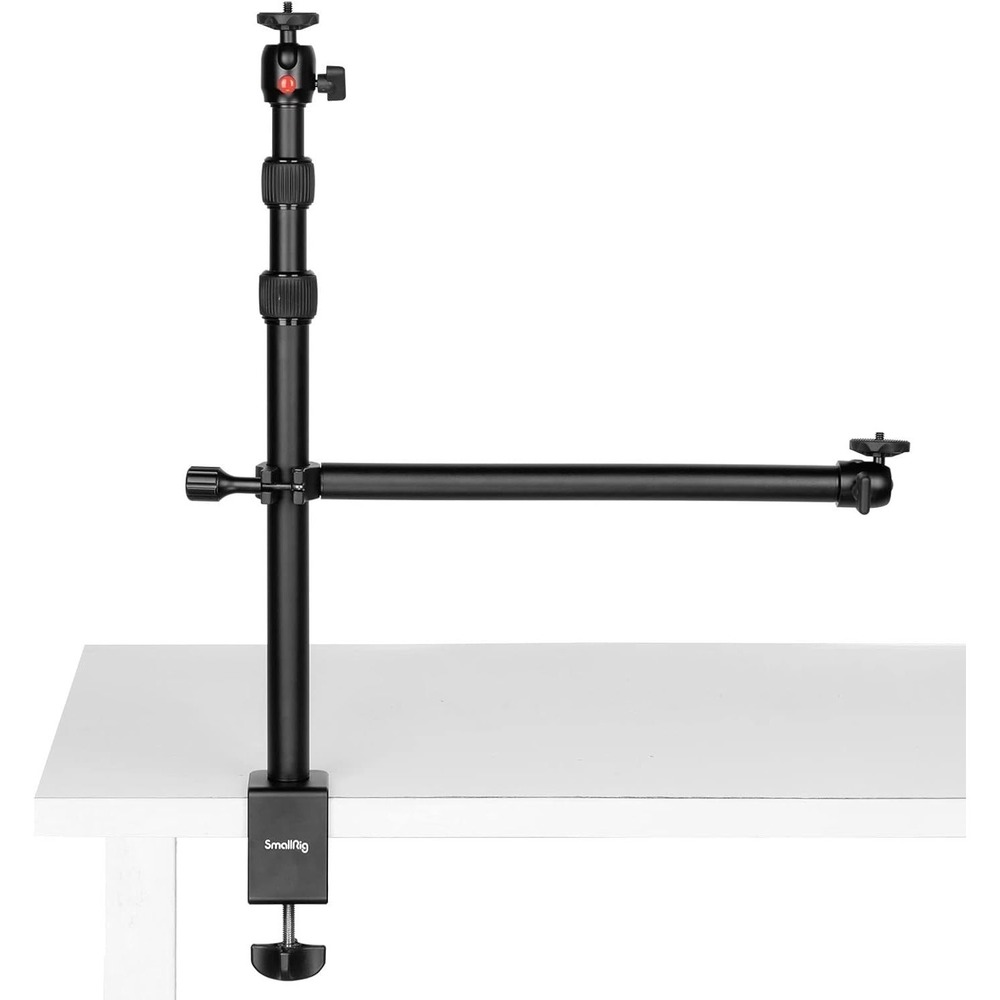 SMALLRIG 3992 Camera Desk Mount Stand C Clamp 1/4 Ball‎ Head Magic Arm